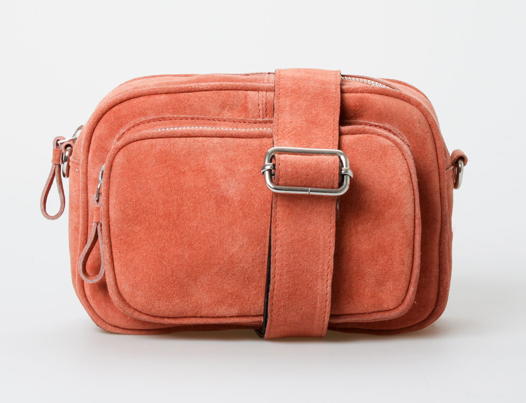 Treats Karla Suede Crossbody - Peach