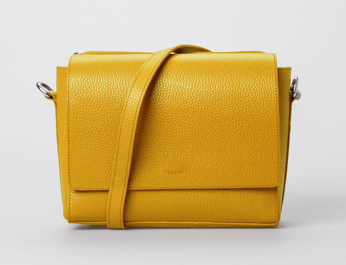 Treats Celina Leather Crossbody - Gul