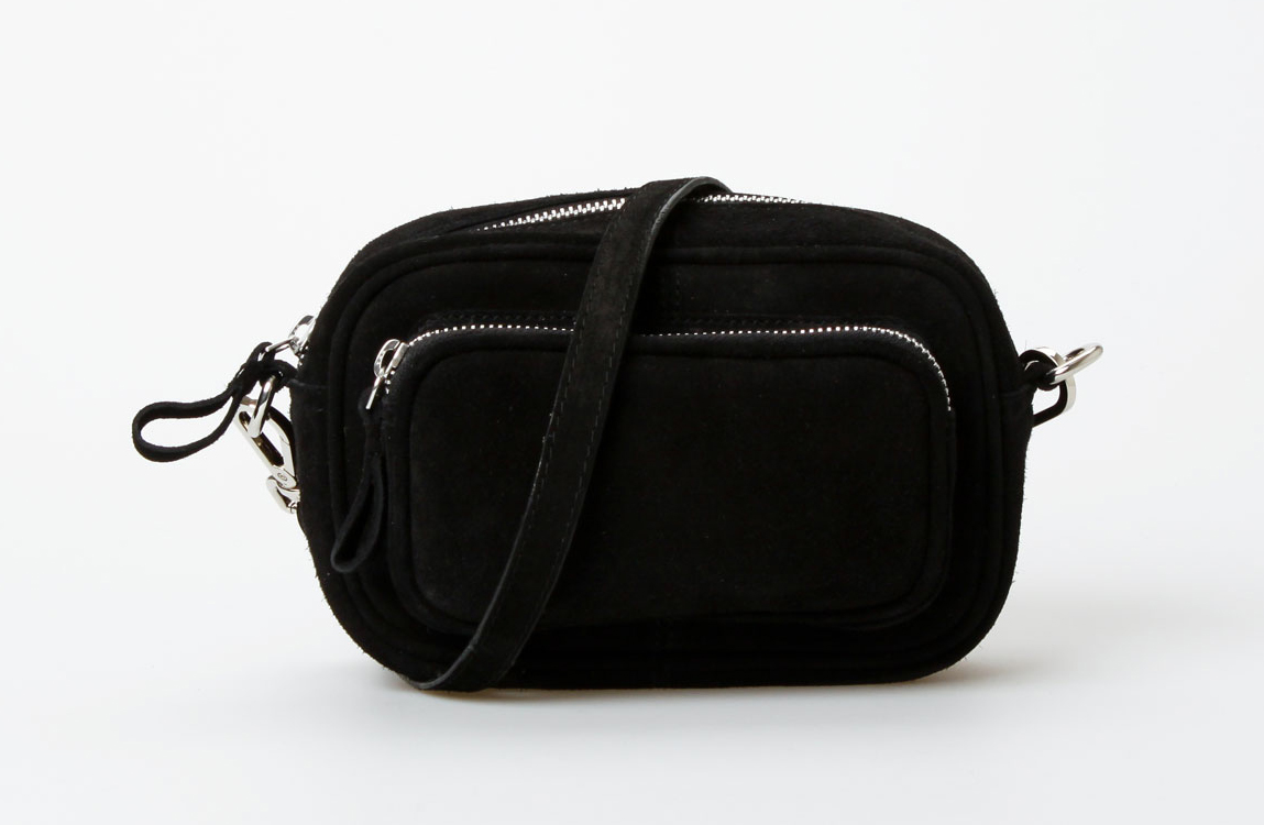 Treats Vera Suede Crossbody - Sort