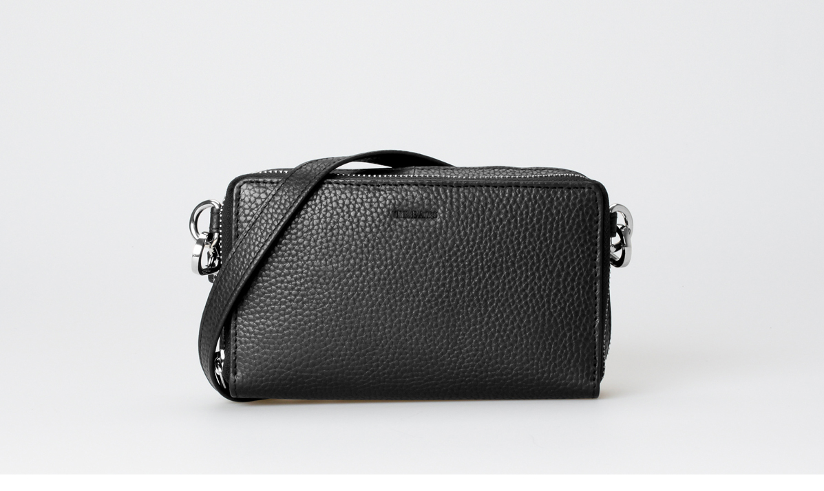 Treats Elise Leather Crossbody - Sort