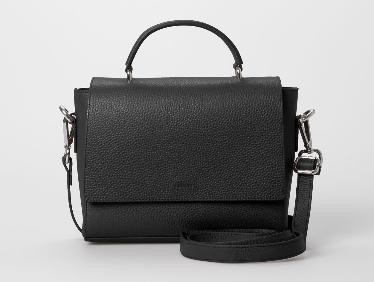 Treats Cecilia Leather Crossbody - Sort