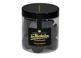 Råsyltet ingefær med mørk chokolade