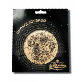 Chokoladebrud, Hvid chokolade med lakrids