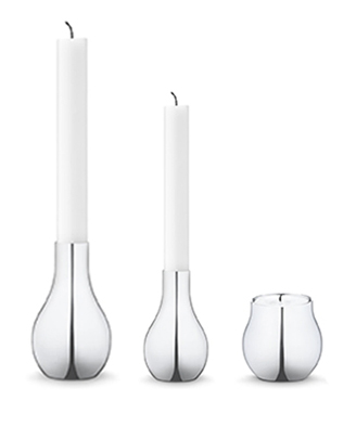 Georg Jensen Cafu lysestager 3 dele