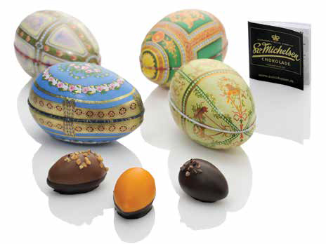 Fabergé-æg med tre fyldte æg