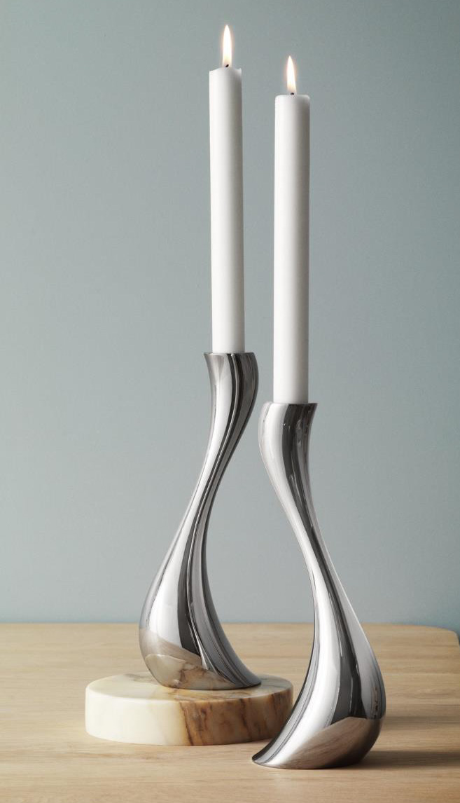Georg Jensen Cobra Candleholders mellem