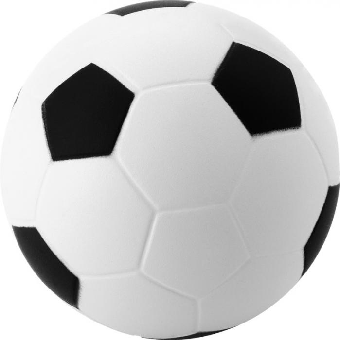 Fodbold antistressbold - Sort / Hvid