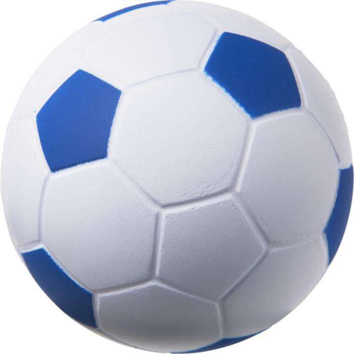 Fodbold antistressbold - Blå / Hvid
