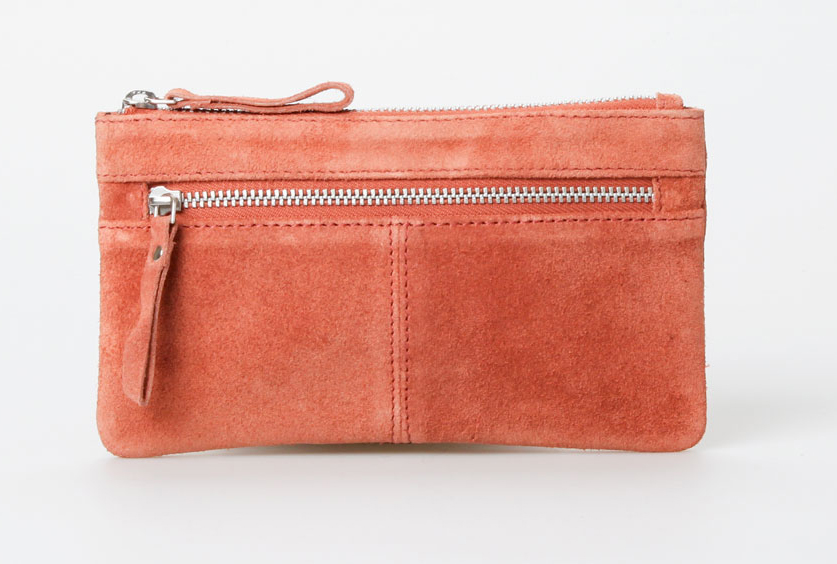 Treats Merle Suede Wallet - Peach