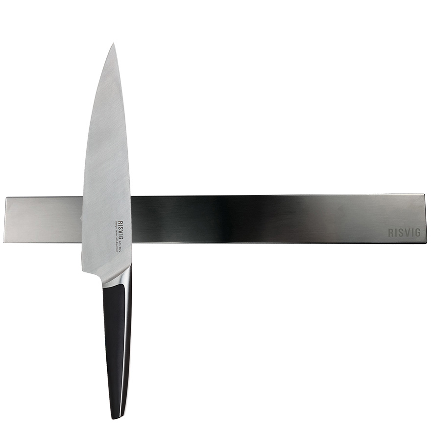 Risvig Acutus knivmagnet + lille kokkekniv