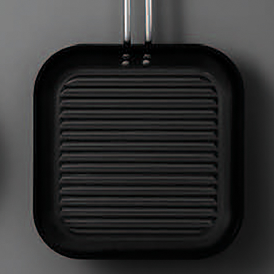 Professional grillstegepande 28x28 cm