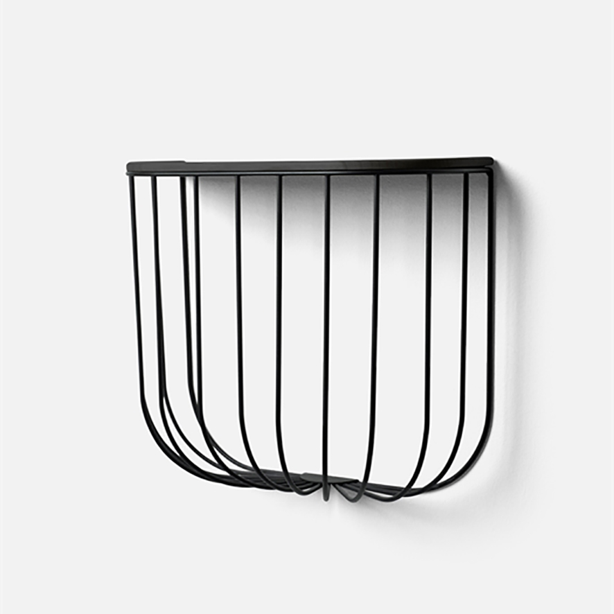Menu - Cage Shelf, Black/Dark Ash