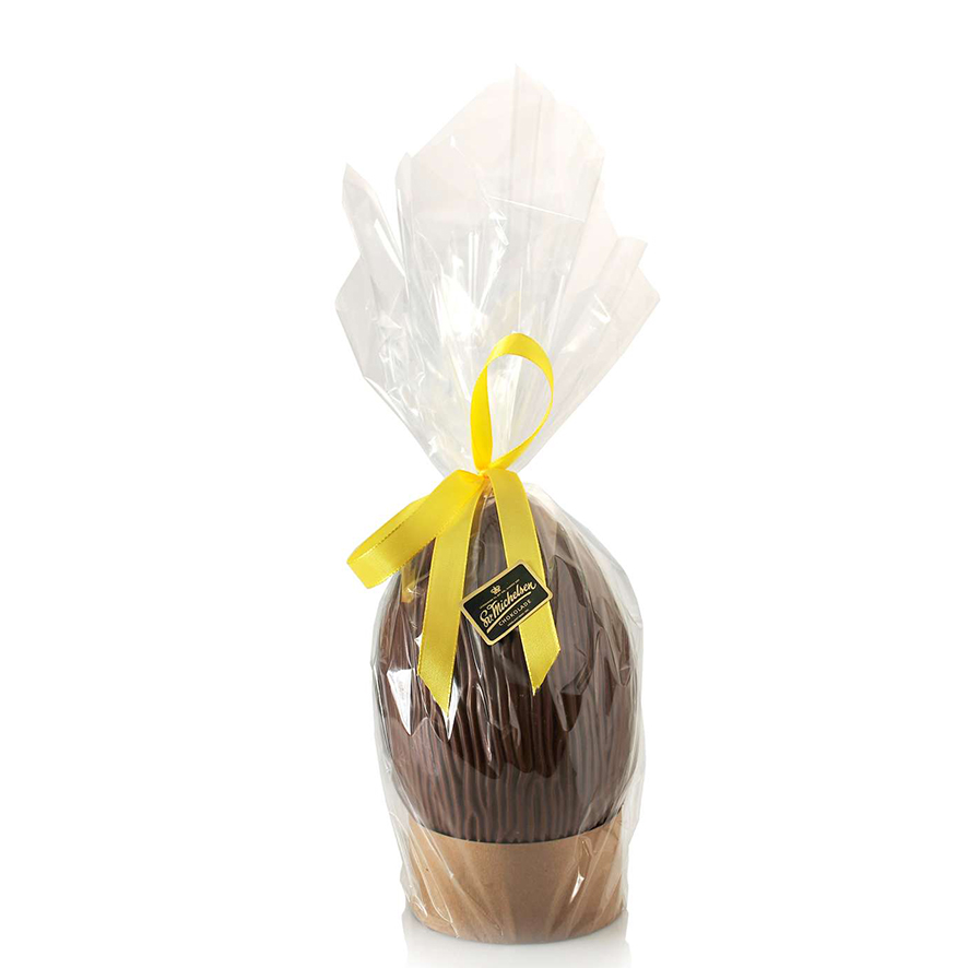 Skalæg af ren mørk chokolade