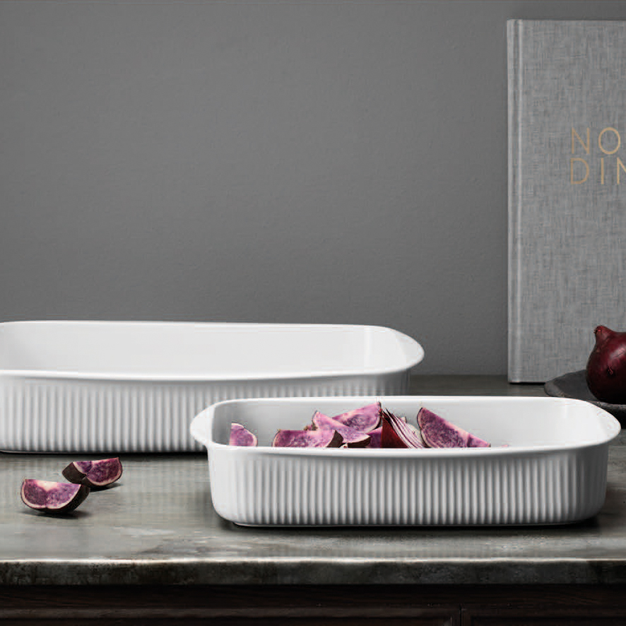 Eva Trio - Legio Nova ovnfaste fade 30x24x6 cm og 36x29x6,5 cm