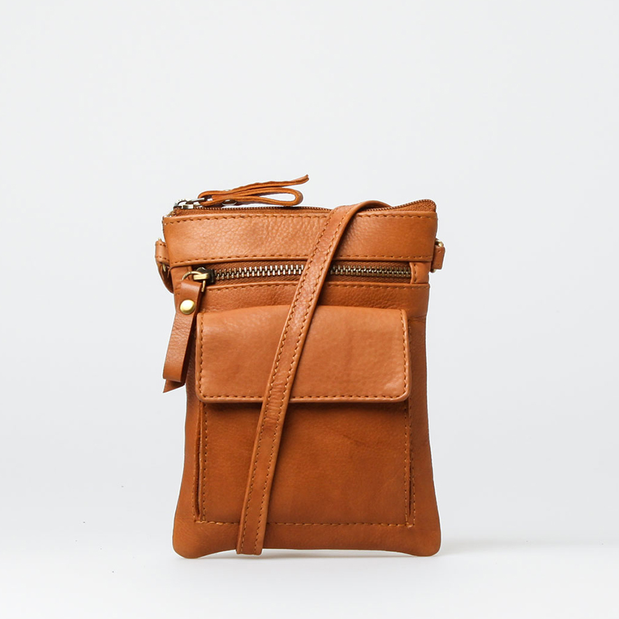 Treats Mathilde Cognac, Lille Crossbody Taske
