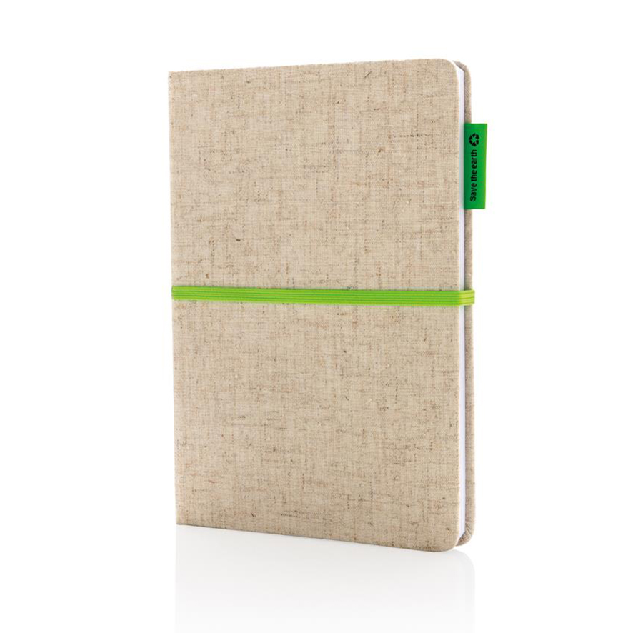 ECO Bomulds Notesbog, grøn