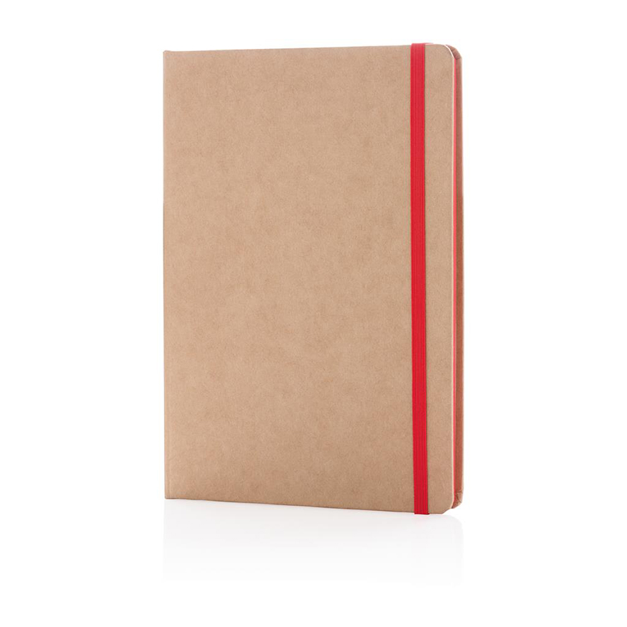 ECO Genbrugspapir Notesbog, rød