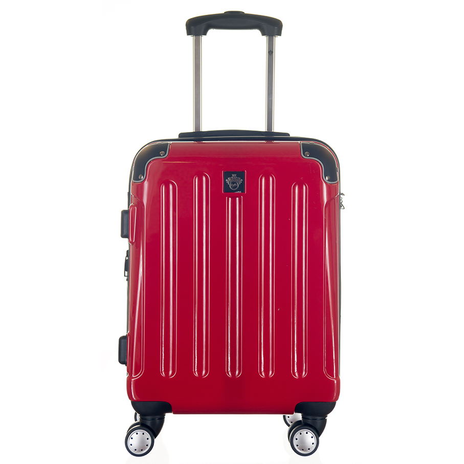 Carlobolaget - Köpenhamn kuffert, rød, Large