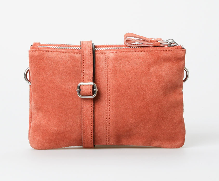 Treats Mynte Suede Crossbody - Peach