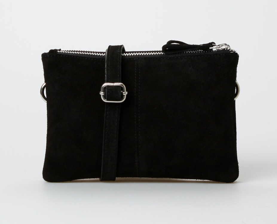Treats Mynte Suede Crossbody - sort