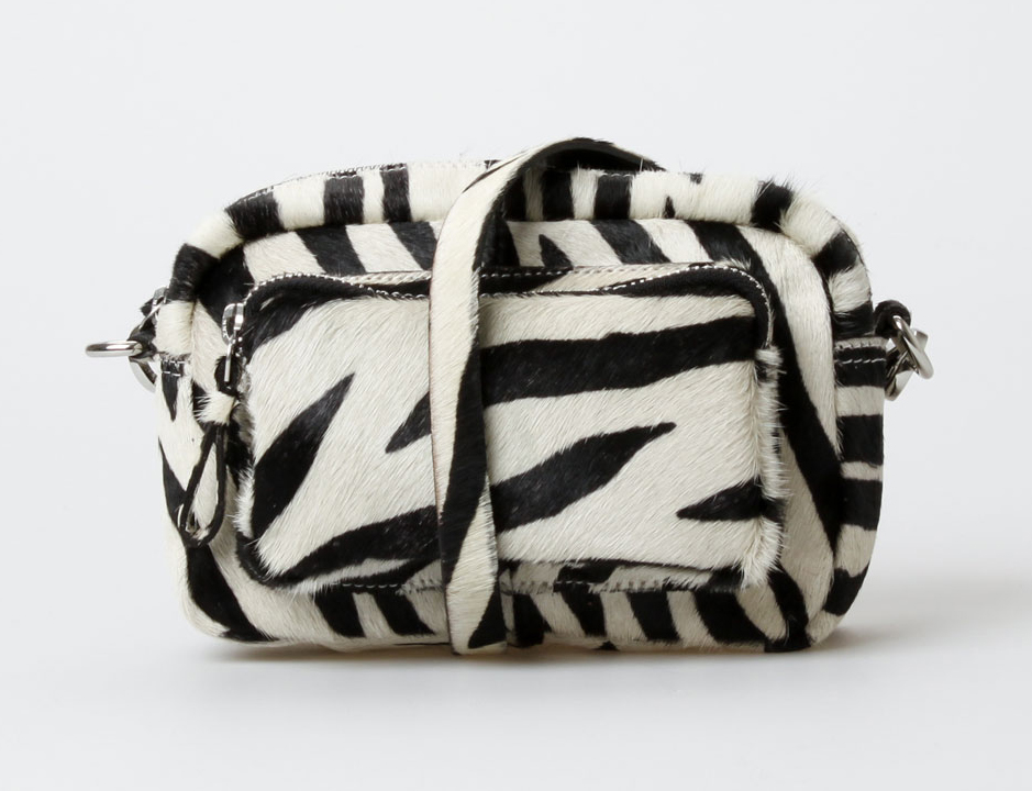 Treats Vera Suede Crossbody - Zebra
