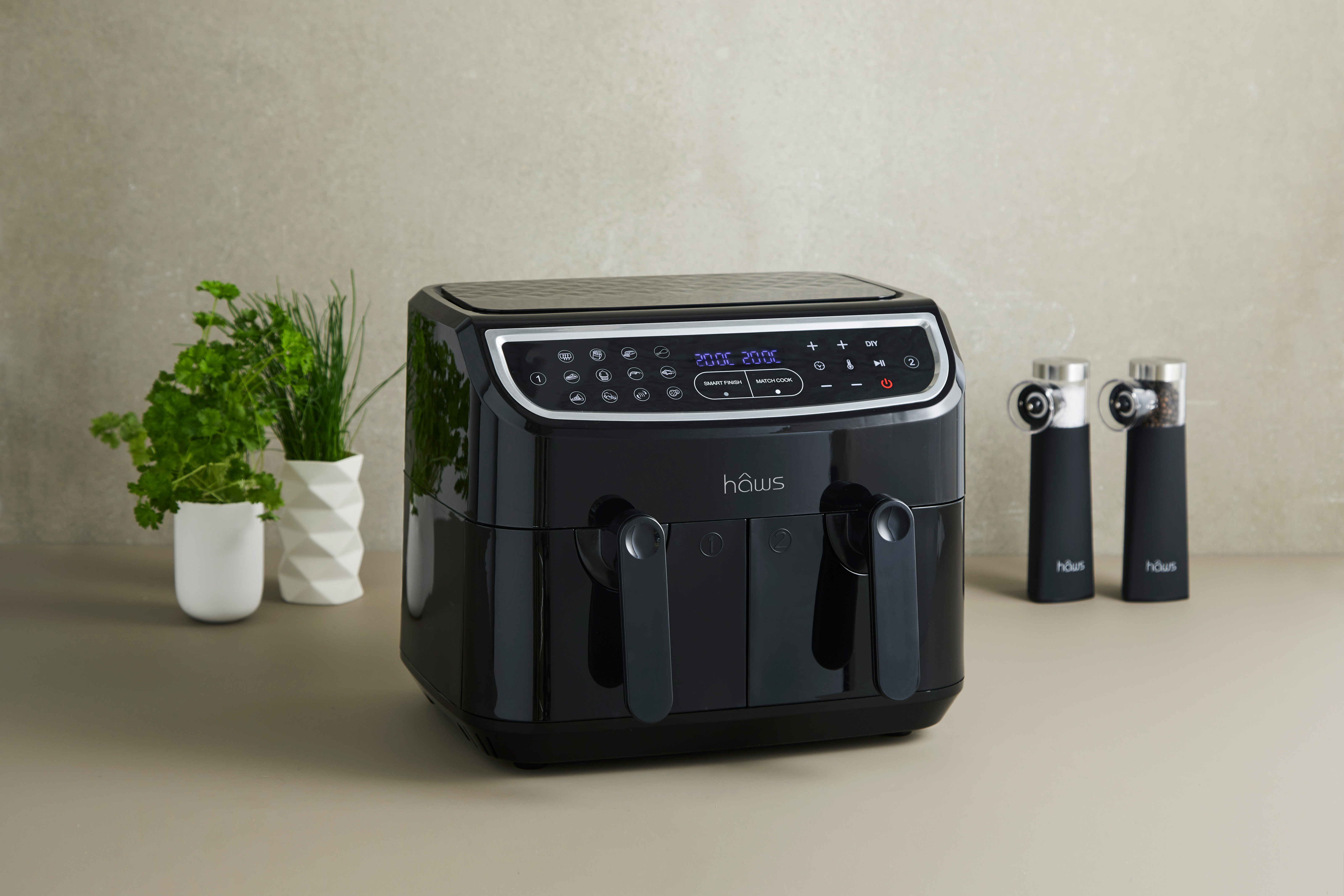 Hâws DOUBLE AIR FRYER 2 x 4,5 L (9L)
