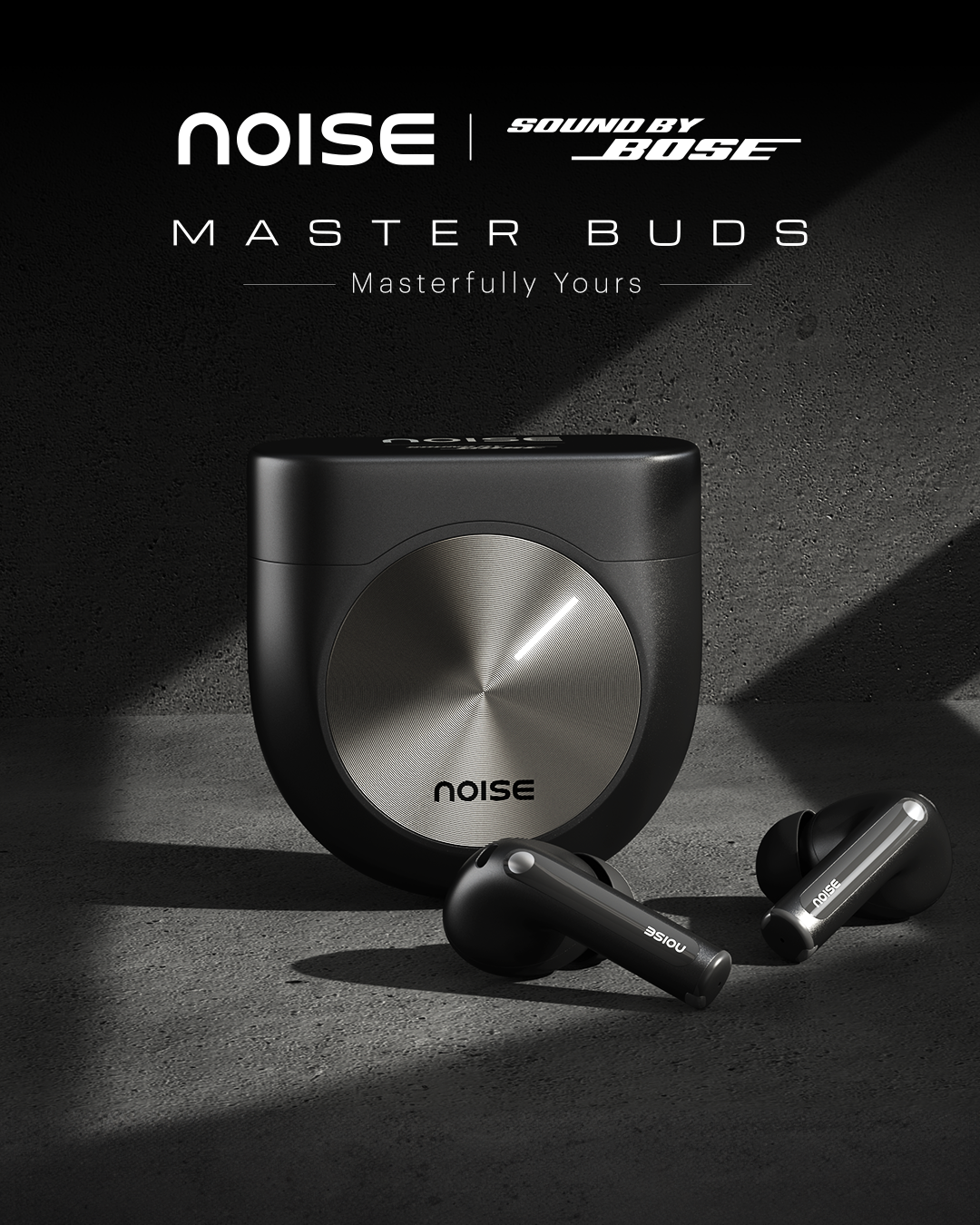 Noise master buds Black Sound By Bose