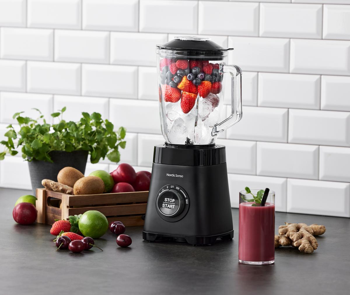 Nordic Sense Blender 1,5 liter 1000 watt Sort
