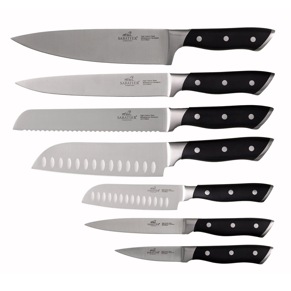 LION SABATIER HERCULES KNIVE, 7 dele