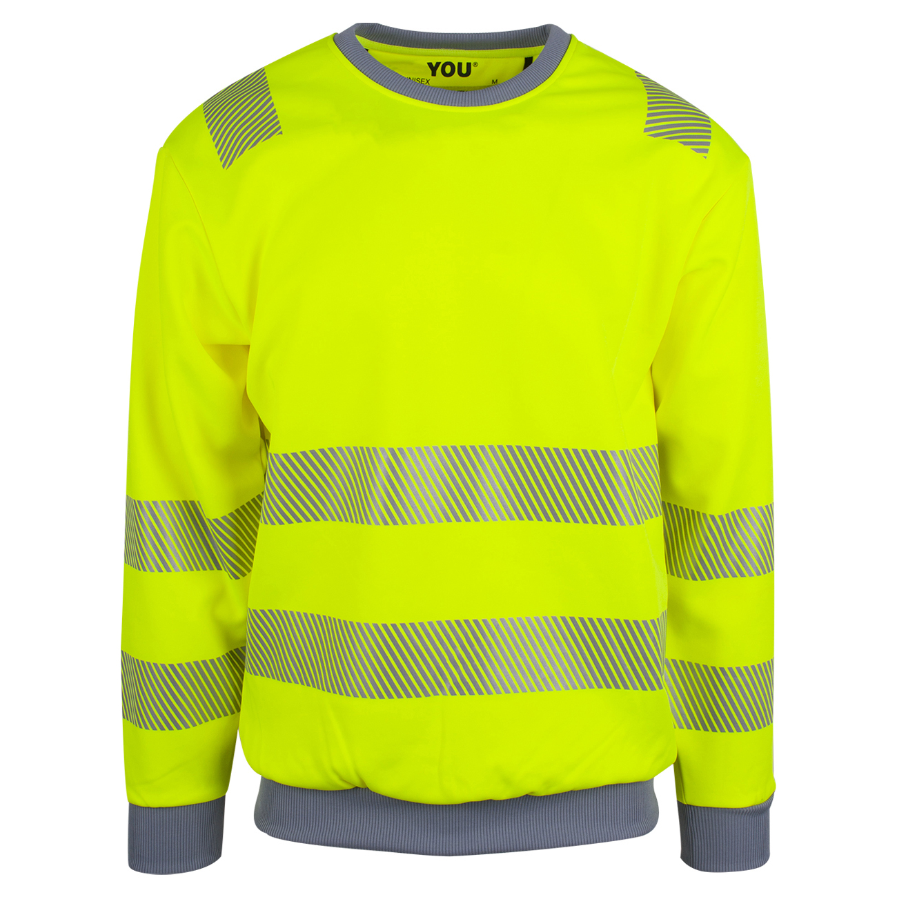 Trelleborg Unisex sweatshirt med reflekser, gul