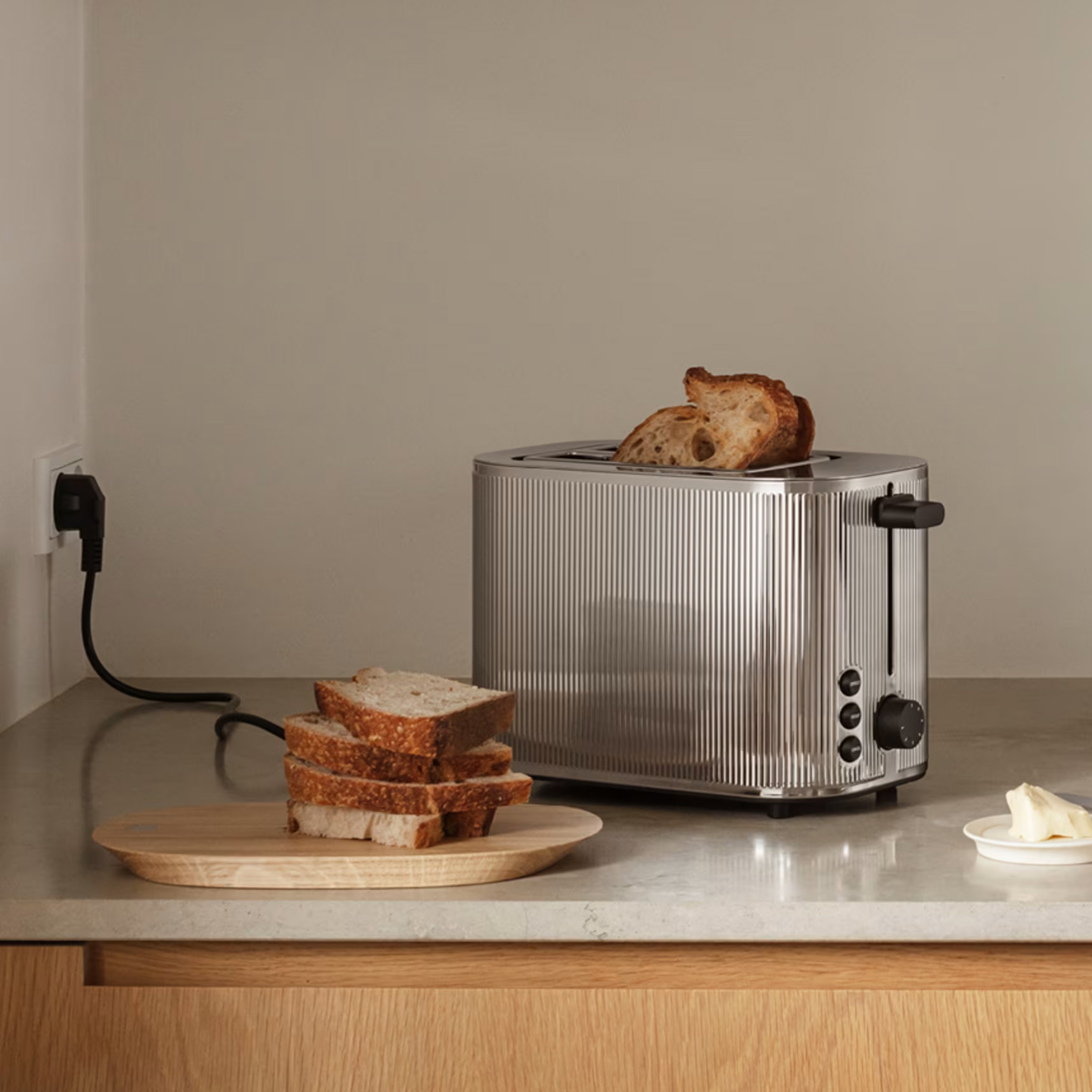 Georg Jensen – Bernadotte brødrister, stål
