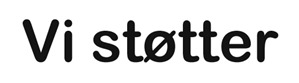Vi støtter