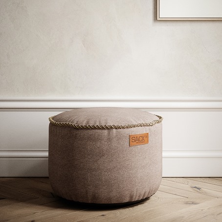 8572002 SACKit Canvas Pouf Sand 2