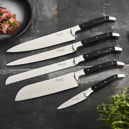 LG004Black knivsæt 5 dele 1