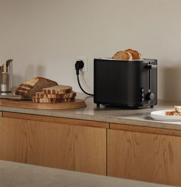 Georg Jensen – Bernadotte Brødrister, sort