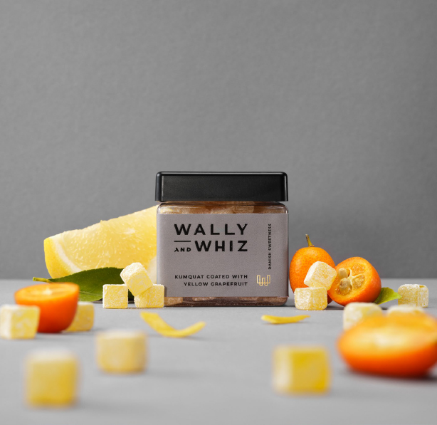 Wally and Whiz Cube 140 g Kumpaquat med gul grapefrugt