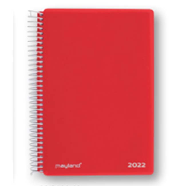 Mayland kalenderbog 2023, rød