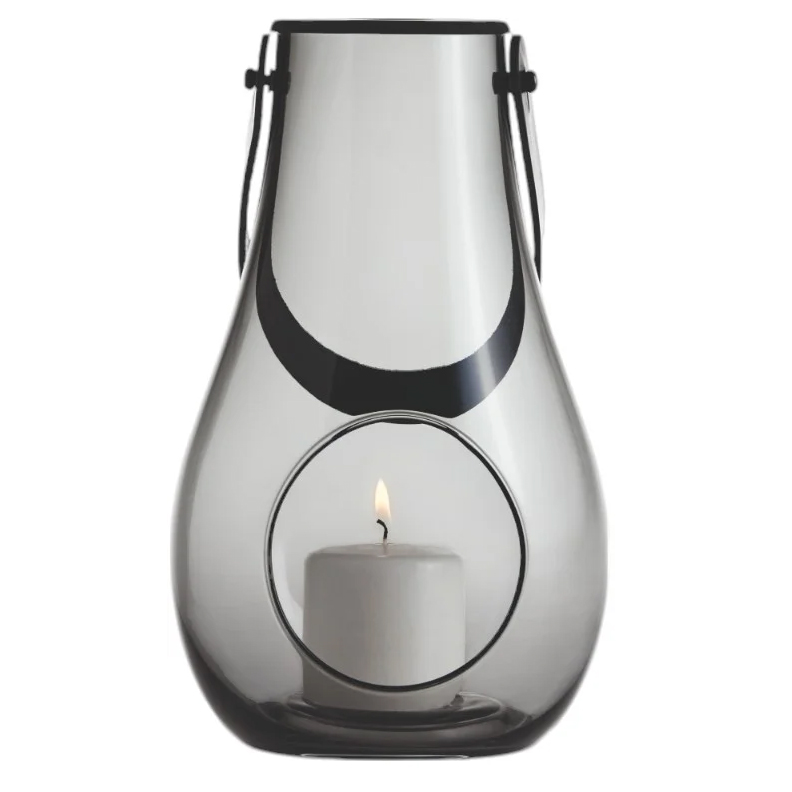 Holmegaard Design With Light lanterne, smoke 29 cm