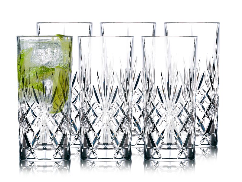 Lyngby Glas Krystal Melodia Highball 36 cl 12 stk.
