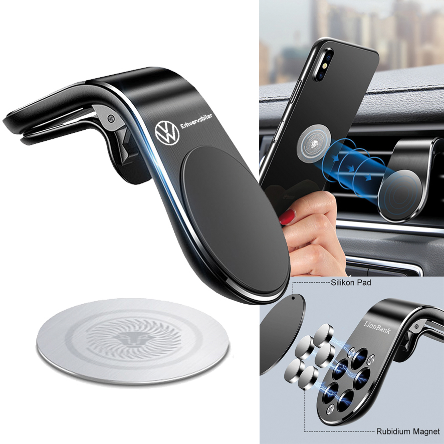 MagHolder ”deluxe” Telefonholder med VW logo graveret