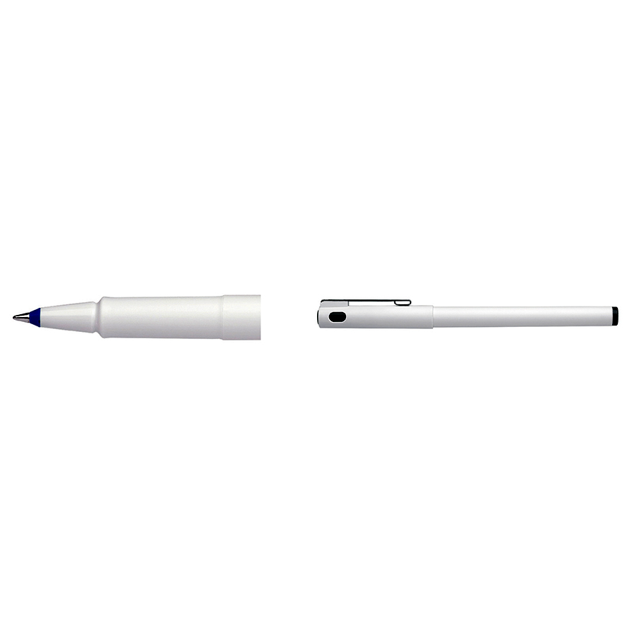 Topball 863 med metal clips, hvid