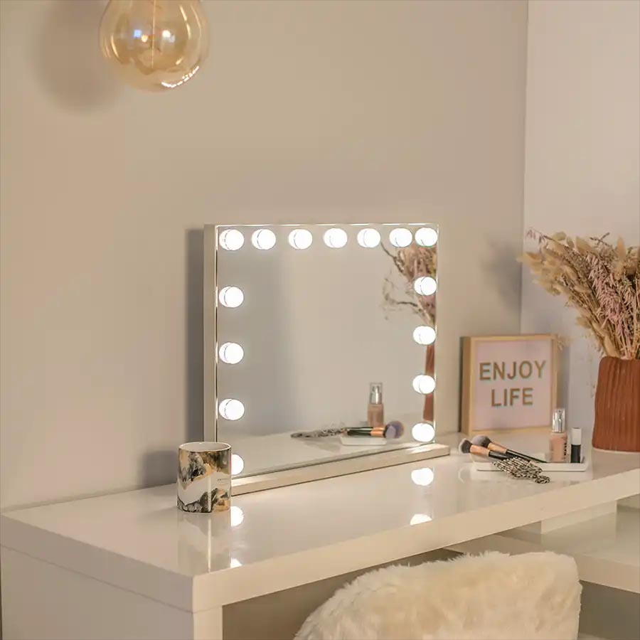 Livoo Hollywood makeup-spejl 50 x 40 cm