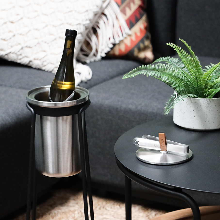 SACKit - Patio Accessory stand + Wine Cooler