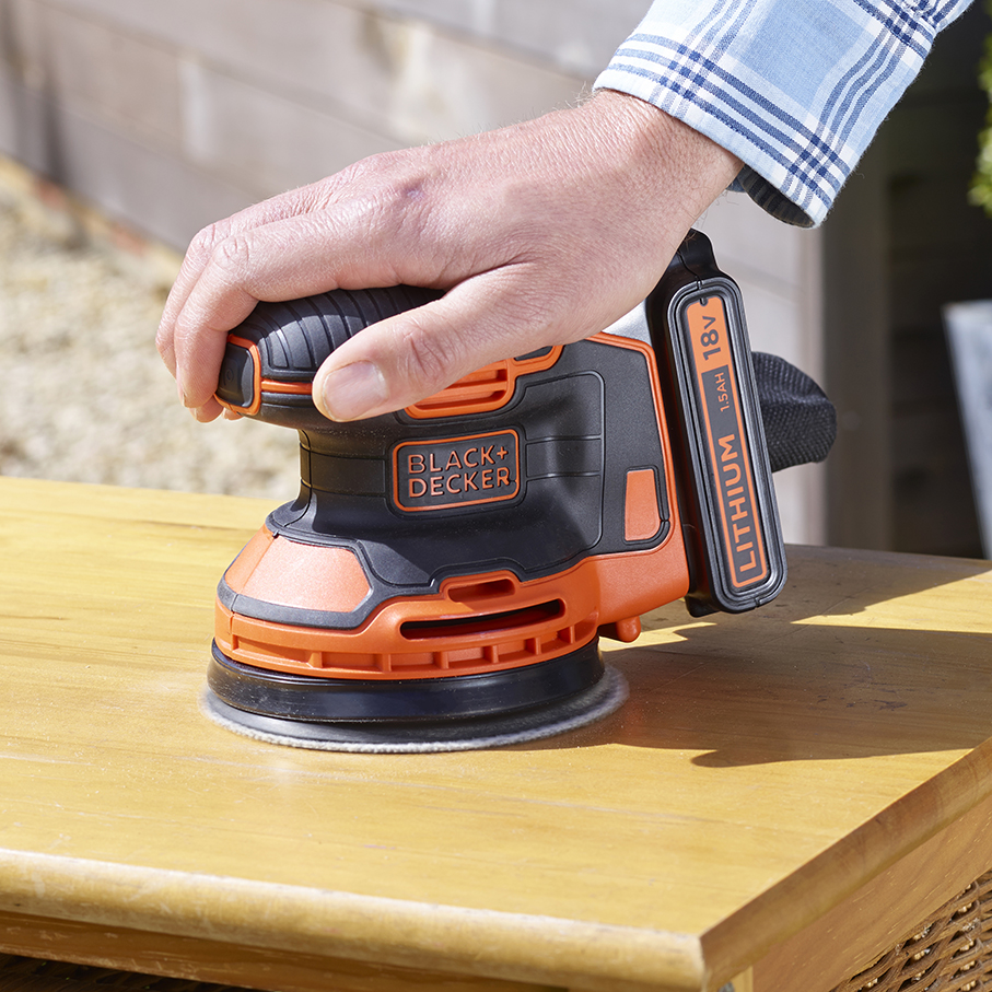 Black+Decker 18V Ledningsfri excentersliber