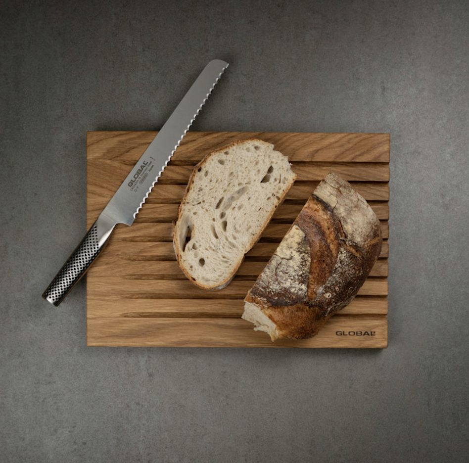 Global Brødkniv 22 cm & Skærebræt